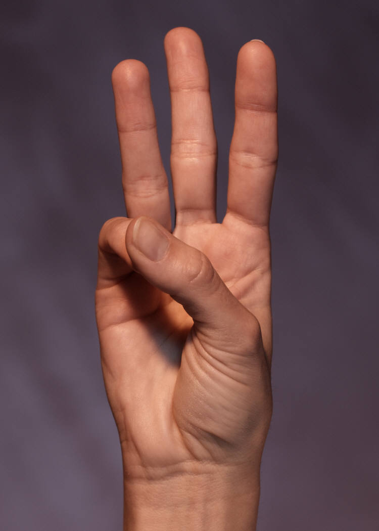 three fingers