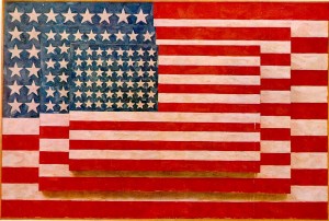 Three American Flags by Jasper Johns