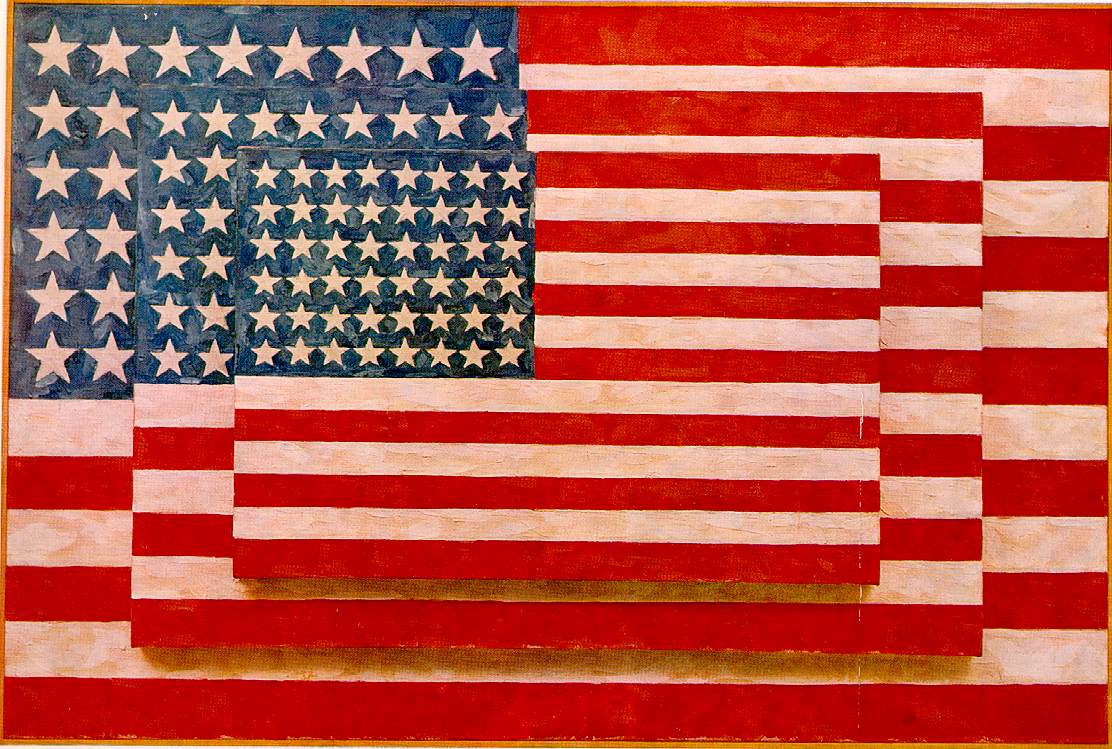 Three American Flags by Jasper Johns