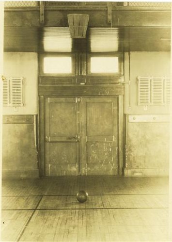 The original 1891 Basket Ball court in Springfield College