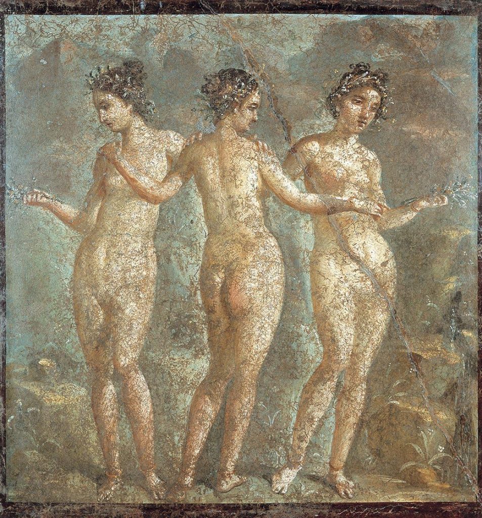 Three Graces – Michelangelo Affreschi
