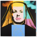 Three portraits of Ingrid Bergman by Andy Warhol