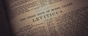 Leviticus - third Book in the Bible
