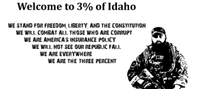 3 percent of Idaho