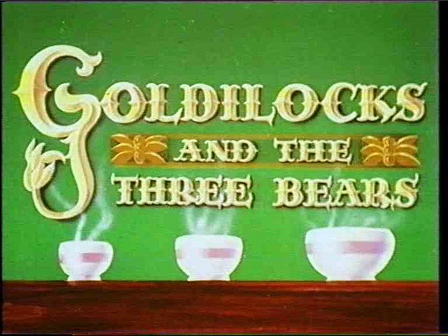 Goldilocks & the Three Bears cartoon - 1935