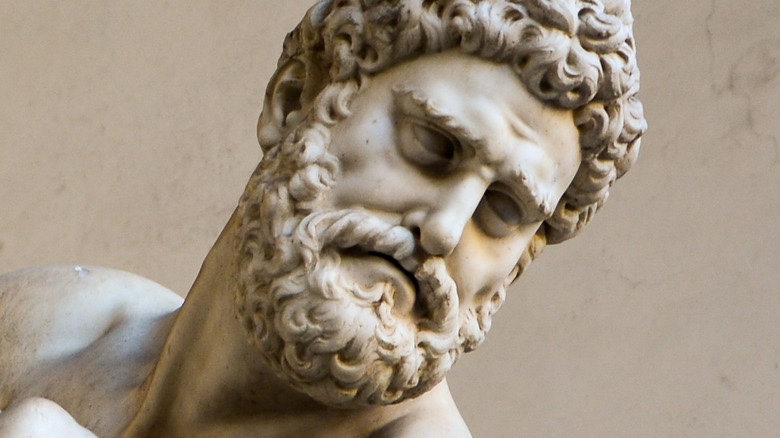Giambologna's marble statue of Heracles
