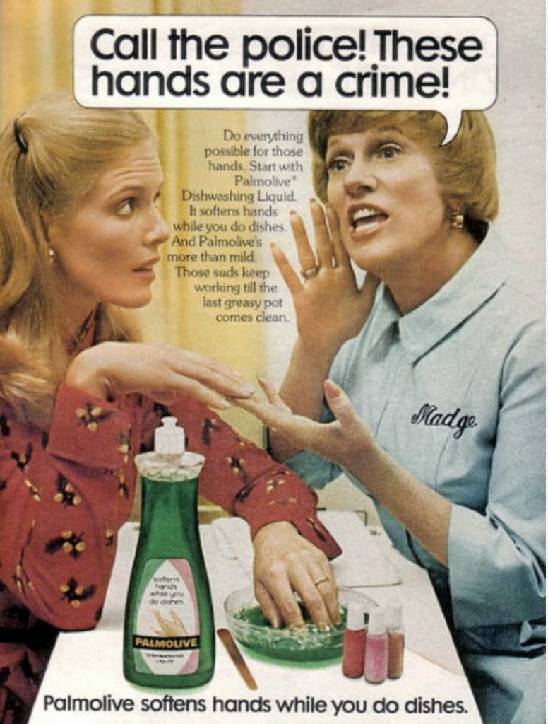 Madge with Palmolive 