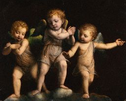 Three Cherubs by a Follower of Bernardino Luini  