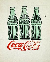 Three Coke Bottles by Andy Warhol  