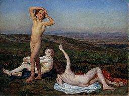 Three Naked Boys by Alexander Ivanov  